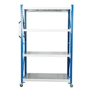 Стеллаж мобильный СТ-4 200x210x900 4 полки